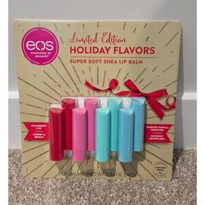 8 pack eos shea lip balms
